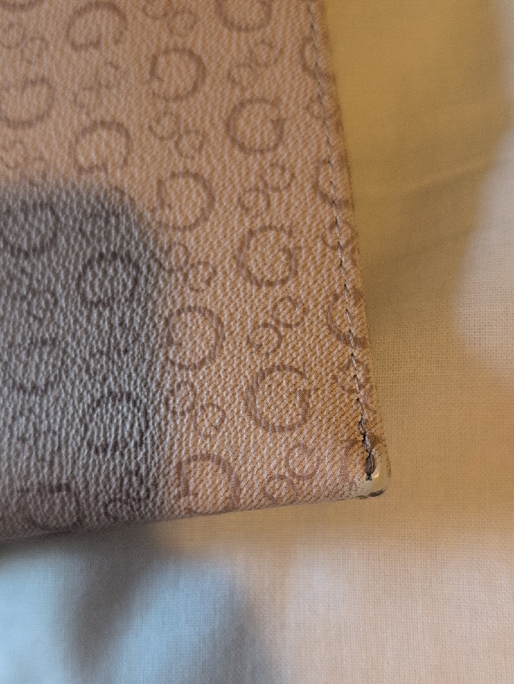 Guess Pink Signature Logo Wristlet - Picture 5 of 7